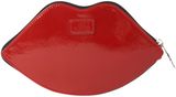 Lulu Guinness Large foldaway lips shoulder bag, Red