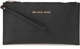 Michael Kors Jet Set saffiano leather clutch