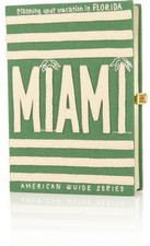 Olympia Le-Tan Planning Your Vacation in Florida: Miami embroidered clutch