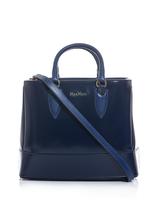 Maxmara MaxMara bring an air of sophistication to off-duty ensembles with this Bastia bag. A boxy shape keeps it simple and clean while the sleek blue hue renders it perfect for everyday use.