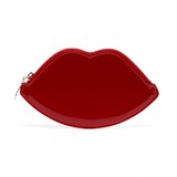 Lulu Guinness Red Lip Patent Leather Coin Purse